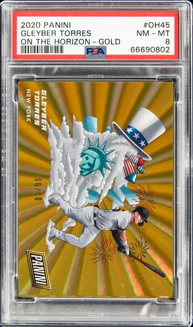 2020 Panini Gleyber Torres On The Horizon Gold #OH45 card image