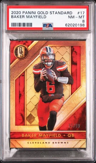 2020 Panini Gold Standard Baker Mayfield #17 card image