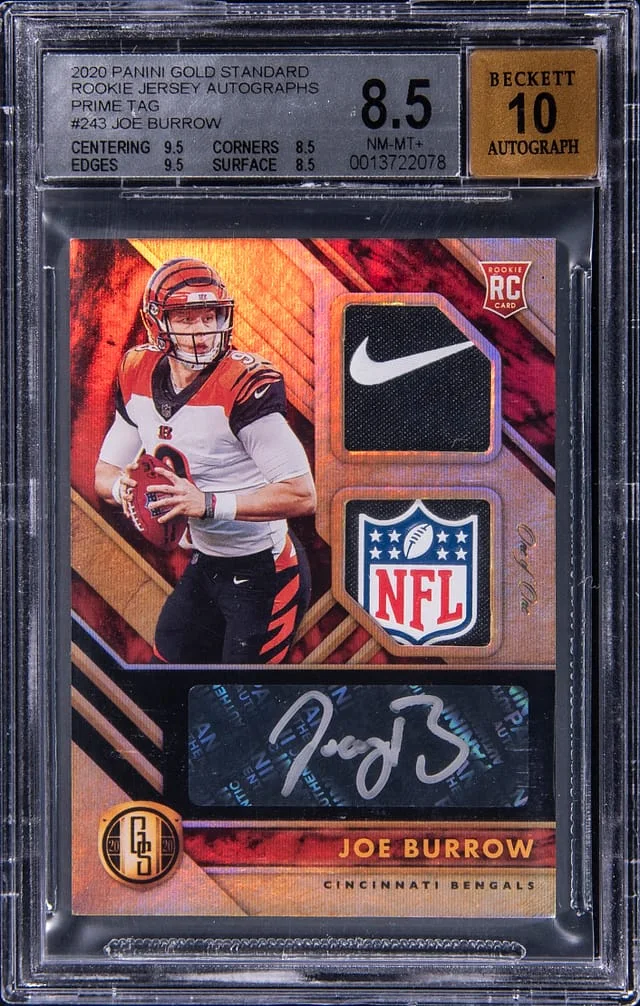 2020 Panini Gold Standard Jersey Autographs Prime #no-number card image