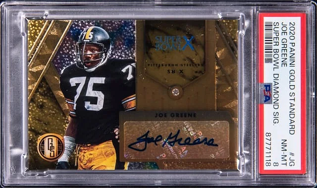 2020 Panini Gold Standard Joe Greene Super Bowl Diamond Signature #SBDS-JF card image