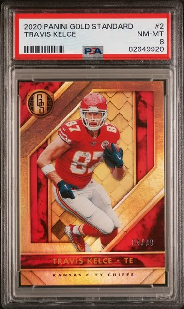 2020 Panini Gold Standard Travis Kelce #2 card image