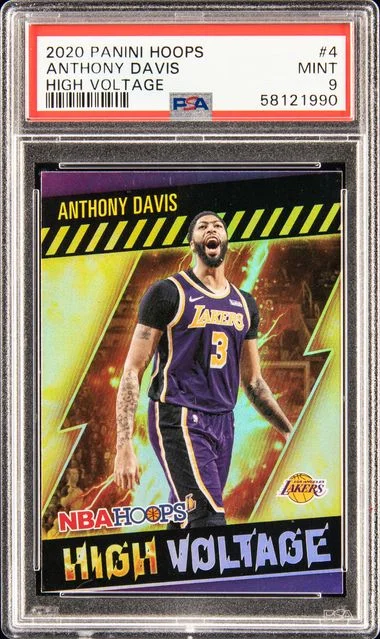 2020 Panini Hoops Anthony Davis High Voltage #4 card image