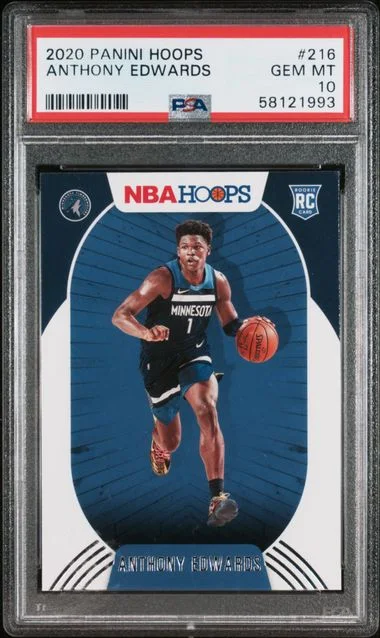 2020 Panini Hoops Anthony Edwards #216 card image
