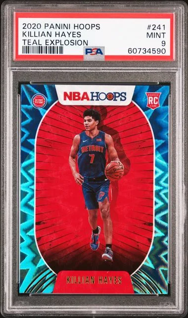 2020 Panini Hoops Killian Hayes Teal Explosion #241 card image