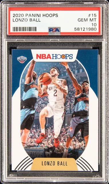 2020 Panini Hoops Lonzo Ball #15 card image