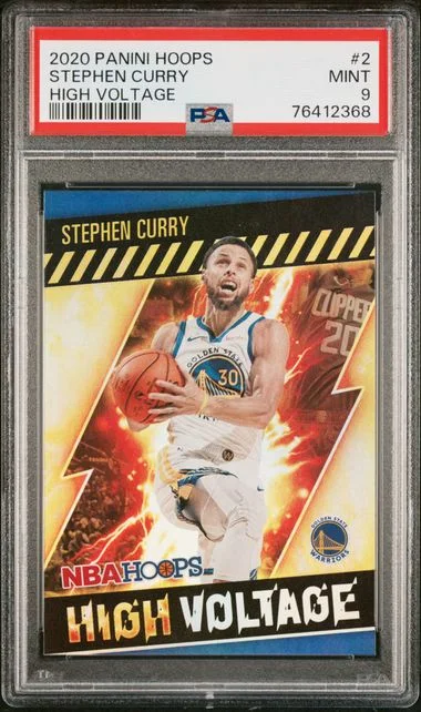 2020 Panini Hoops Stephen Curry High Voltage #2 card image