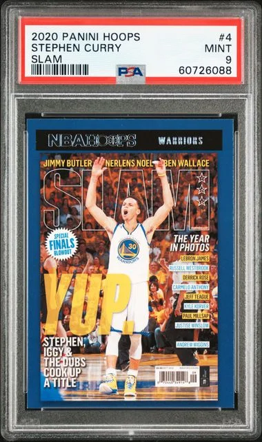 2020 Panini Hoops Stephen Curry Slam #4 card image