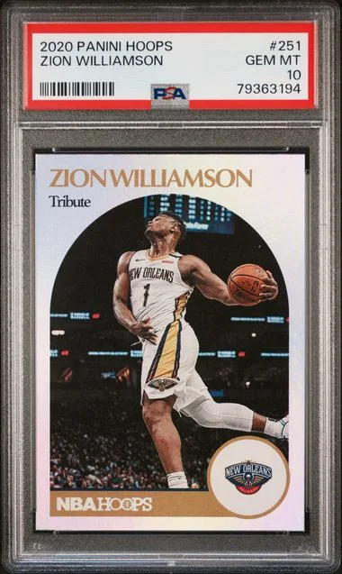 2020 Panini Hoops Zion Williamson #251 card image