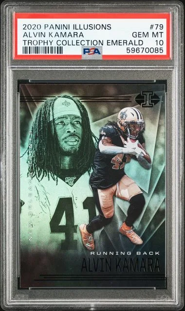2020 Panini Illusions Alvin Kamara #79 card image