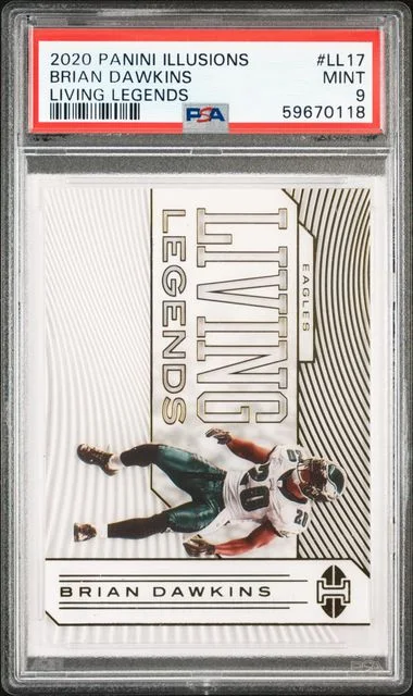 2020 Panini Illusions Brian Dawkins Living Legends #LL17 card image