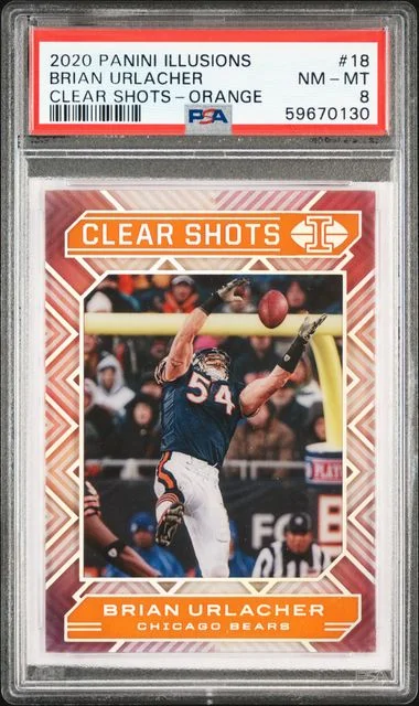 2020 Panini Illusions Brian Urlacher Clear Shots #18 card image