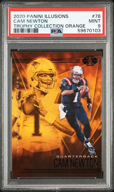 2020 Panini Illusions Cam Newton #76 card image