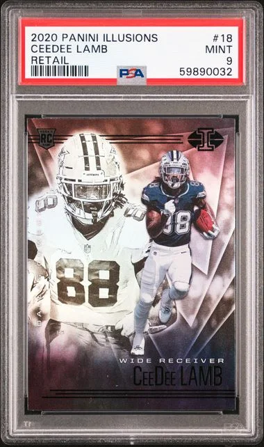 2020 Panini Illusions Ceedee Lamb Retail #18 card image