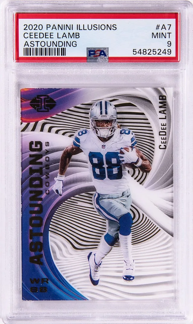 2020 Panini Illusions Ceedee Lamb Astounding #A7 card image
