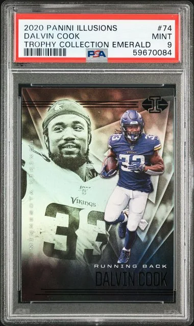 2020 Panini Illusions Dalvin Cook #74 card image