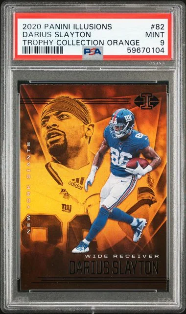 2020 Panini Illusions Darius Slayton #82 card image