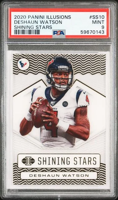 2020 Panini Illusions Deshaun Watson Shining Stars #SS10 card image