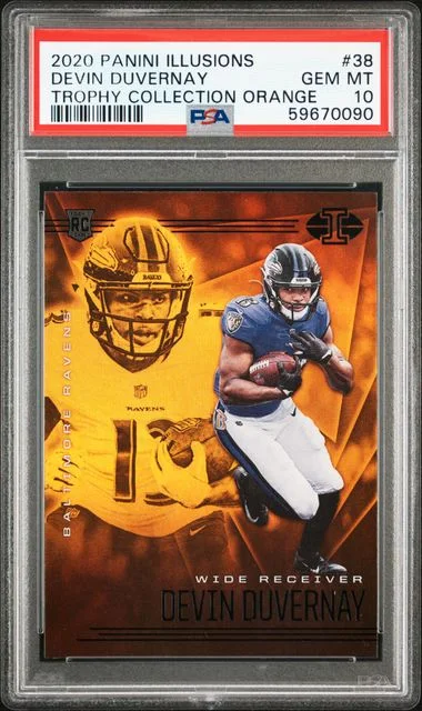 2020 Panini Illusions Devin Duvernay #38 card image