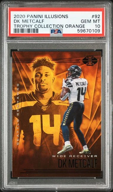 2020 Panini Illusions Dk Metcalf #92 card image
