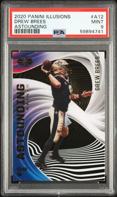 2020 Panini Illusions Drew Brees Astounding #A12 card image