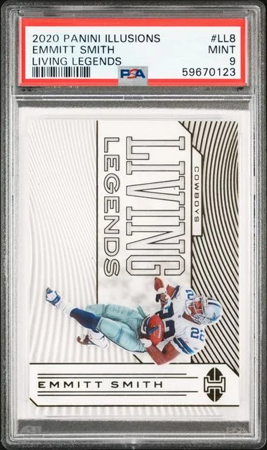 2020 Panini Illusions Emmitt Smith Living Legends #LL8 card image