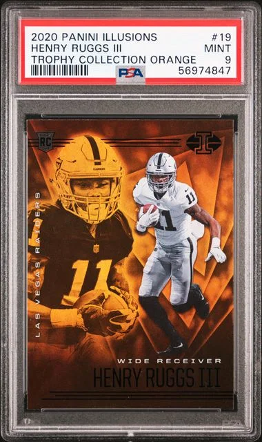 2020 Panini Illusions Henry Ruggs Iii Trophy Collection Orange #19 card image