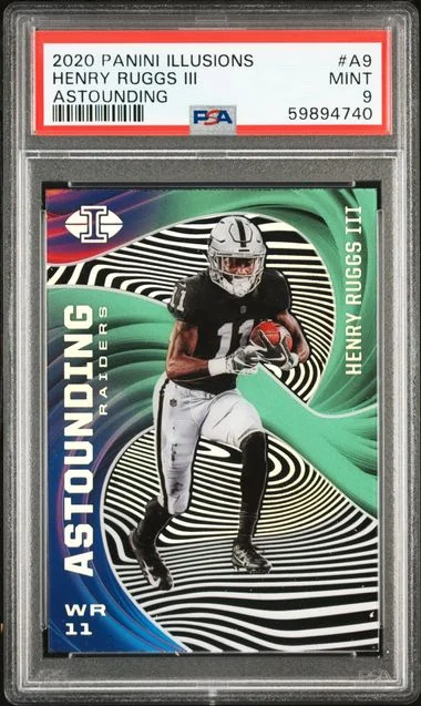 2020 Panini Illusions Henry Ruggs III Astounding #A9 card image