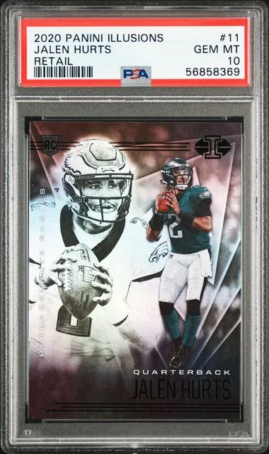 2020 Panini Illusions Jalen Hurts #11 card image