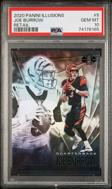 2020 Panini Illusions Joe Burrow #5 card image