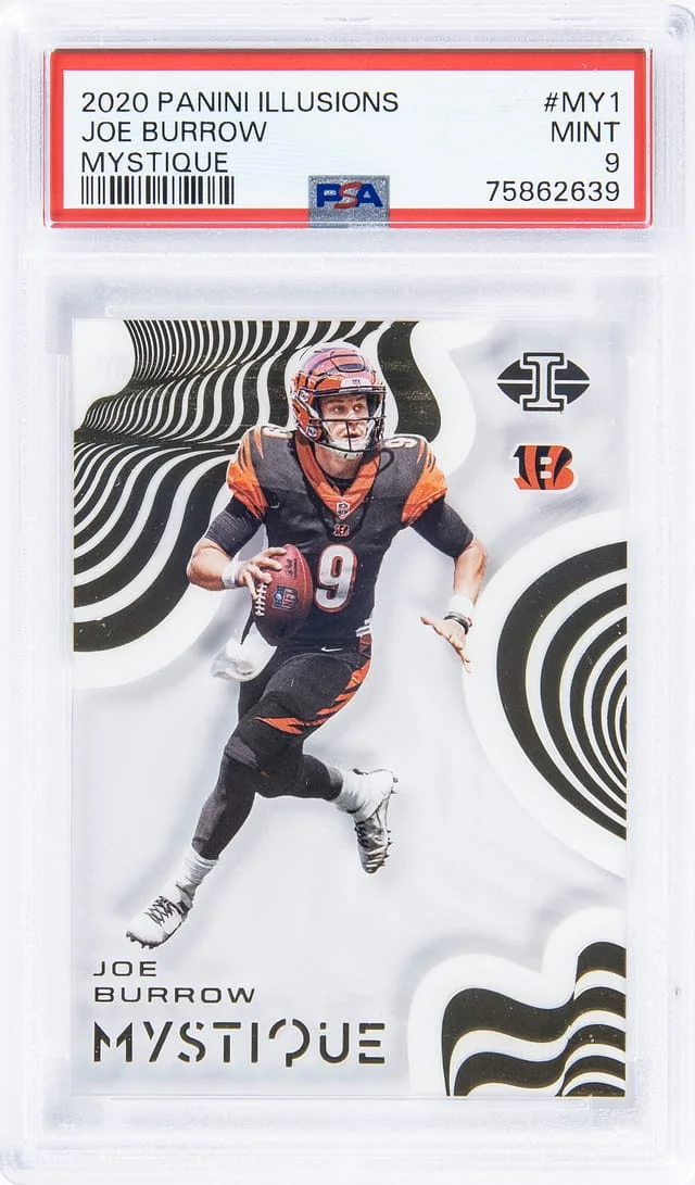 2020 Panini Illusions Joe Burrow Mystique #MY1 card image