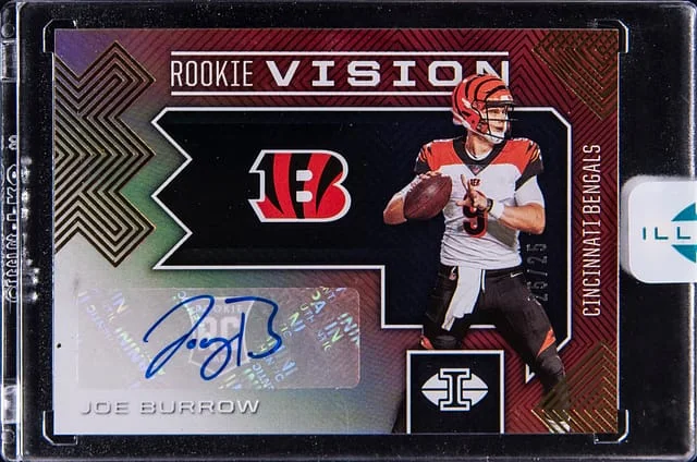 2020 Panini Illusions Joe Burrow Vision #RV1 card image