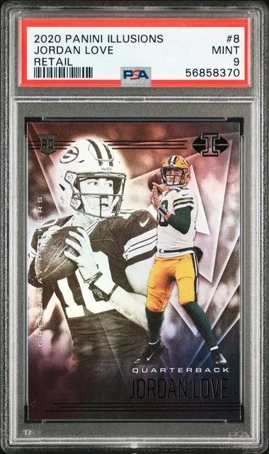 2020 Panini Illusions Jordan Love #8 card image
