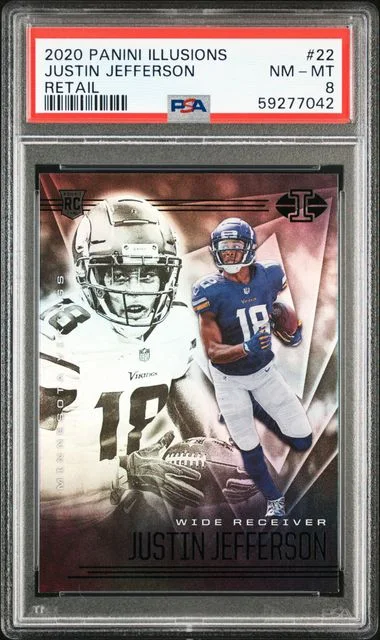 2020 Panini Illusions Justin Jefferson #22 card image