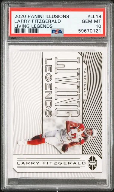 2020 Panini Illusions Larry Fitzgerald Living Legends #LL18 card image