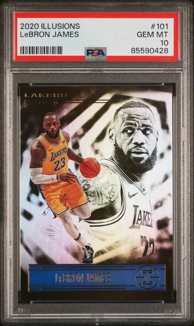 2020 Panini Illusions LeBron James #101 card image