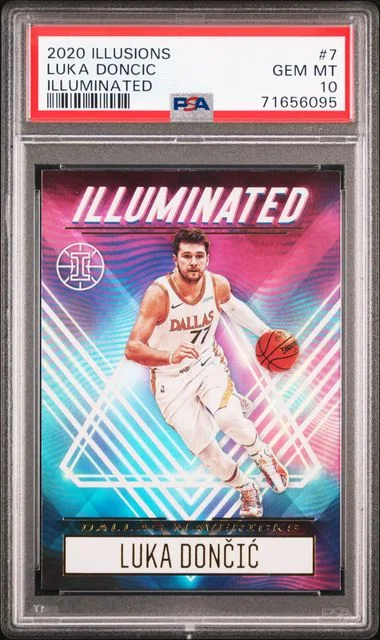 2020 Panini Illusions Luka Doncic Illuminated #7 card image