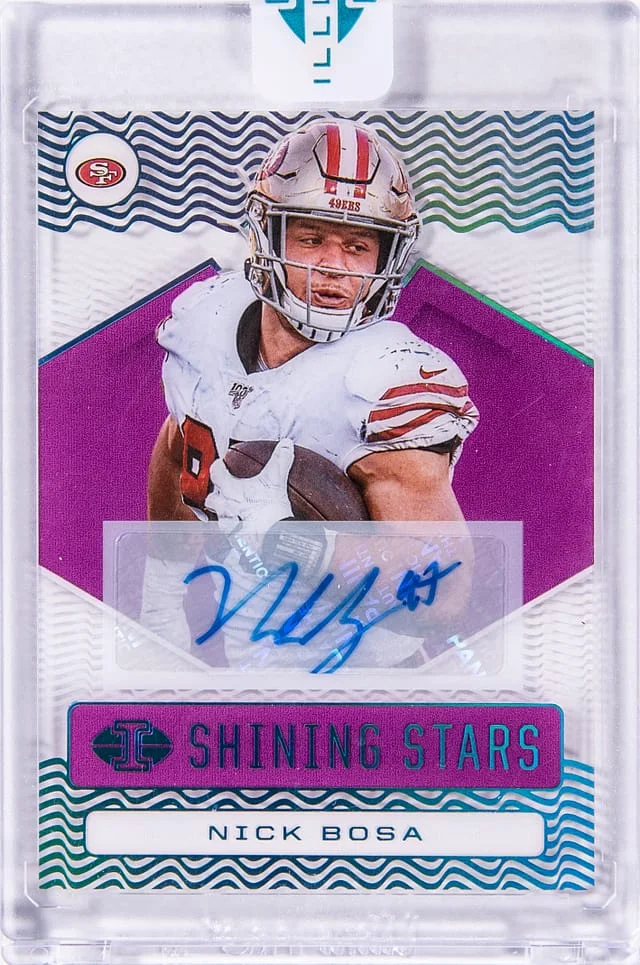 2020 Panini Illusions Nick Bosa Shining Stars #SS19 card image