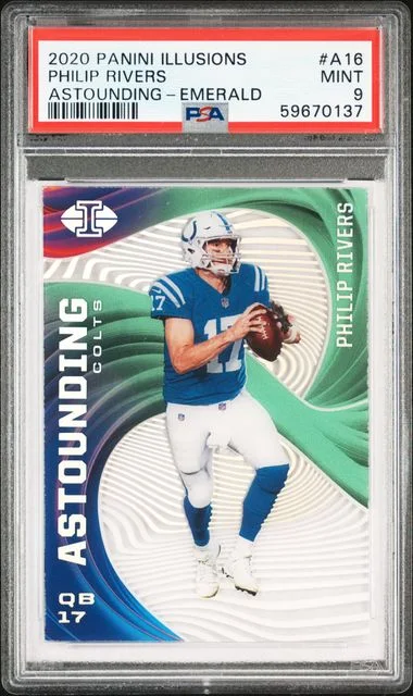2020 Panini Illusions Philip Rivers Astounding #A16 card image