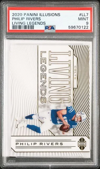 2020 Panini Illusions Philip Rivers Living Legends #LL7 card image
