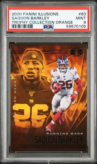 2020 Panini Illusions Saquon Barkley #83 card image