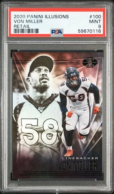 2020 Panini Illusions Von Miller #100 card image