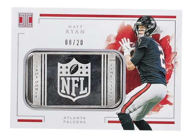 2020 Panini Impeccable Matt Ryan NFL Silver #NFL-MR card image