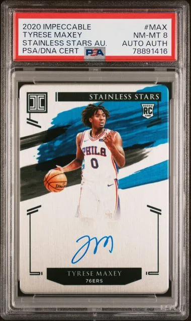 2020 Panini Impeccable Stainless Stars #no-number card image