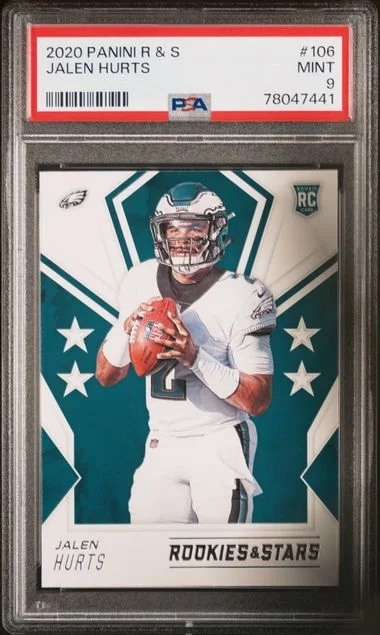 2020 Panini Jalen Hurts Rookies & Stars #106 card image