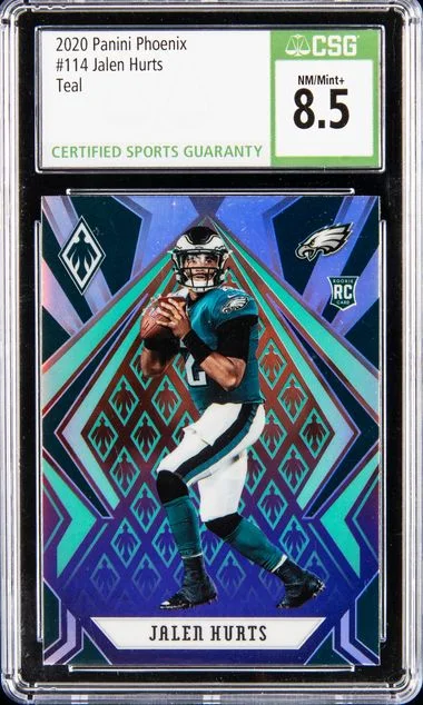 2020 Panini Jalen Hurts Phoenix Teal #114 card image