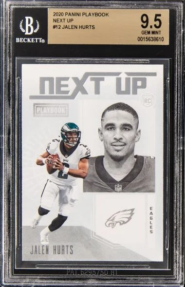 2020 Panini Jalen Hurts Playbook Next Up #NU-12 card image