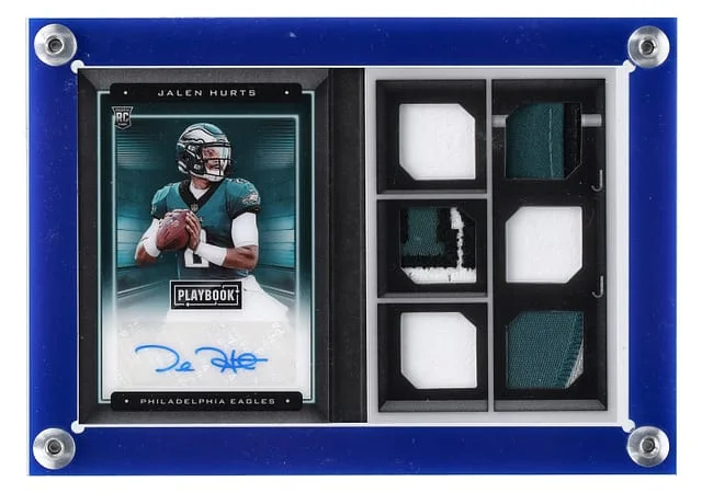 2020 Panini Jalen Hurts Playbook Signature Locker #RSL-JU card image