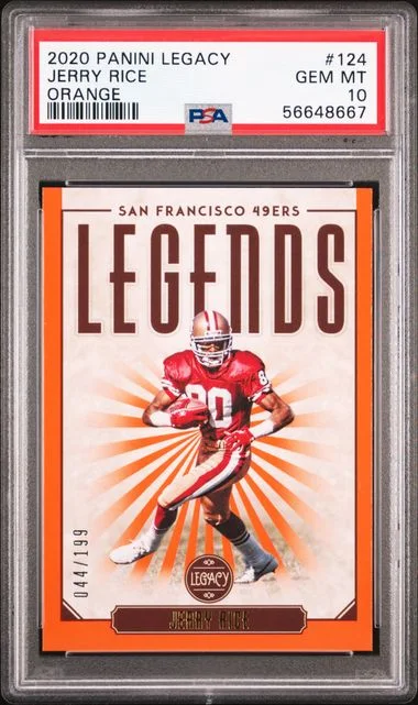 2020 Panini Jerry Rice Legacy #124 card image