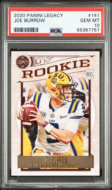 2020 Panini Joe Burrow Legacy Mini Ruby Premium Edition #141 card image