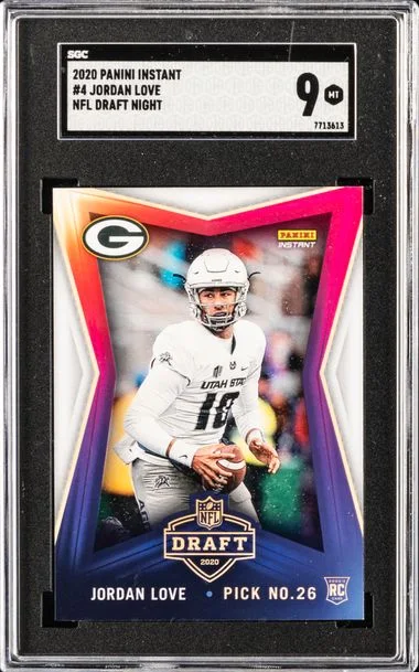 2020 Panini Jordan Love (/1175) Instant NFL Draft Night #4 card image